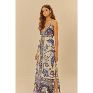 Farm Rio Midi Dress Encanto Print Line NWT Size Large